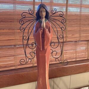 Southern Living At Home Terracotta Angel Sculpture
